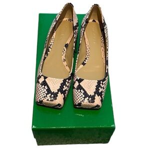 Bottega Veneta Ballerina Snakeskin print Flats
